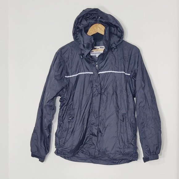 Viking Women's Black Windigo Waterproof Zip-Up Windbreaker Rain Jacket Size S - Picture 2 of 16